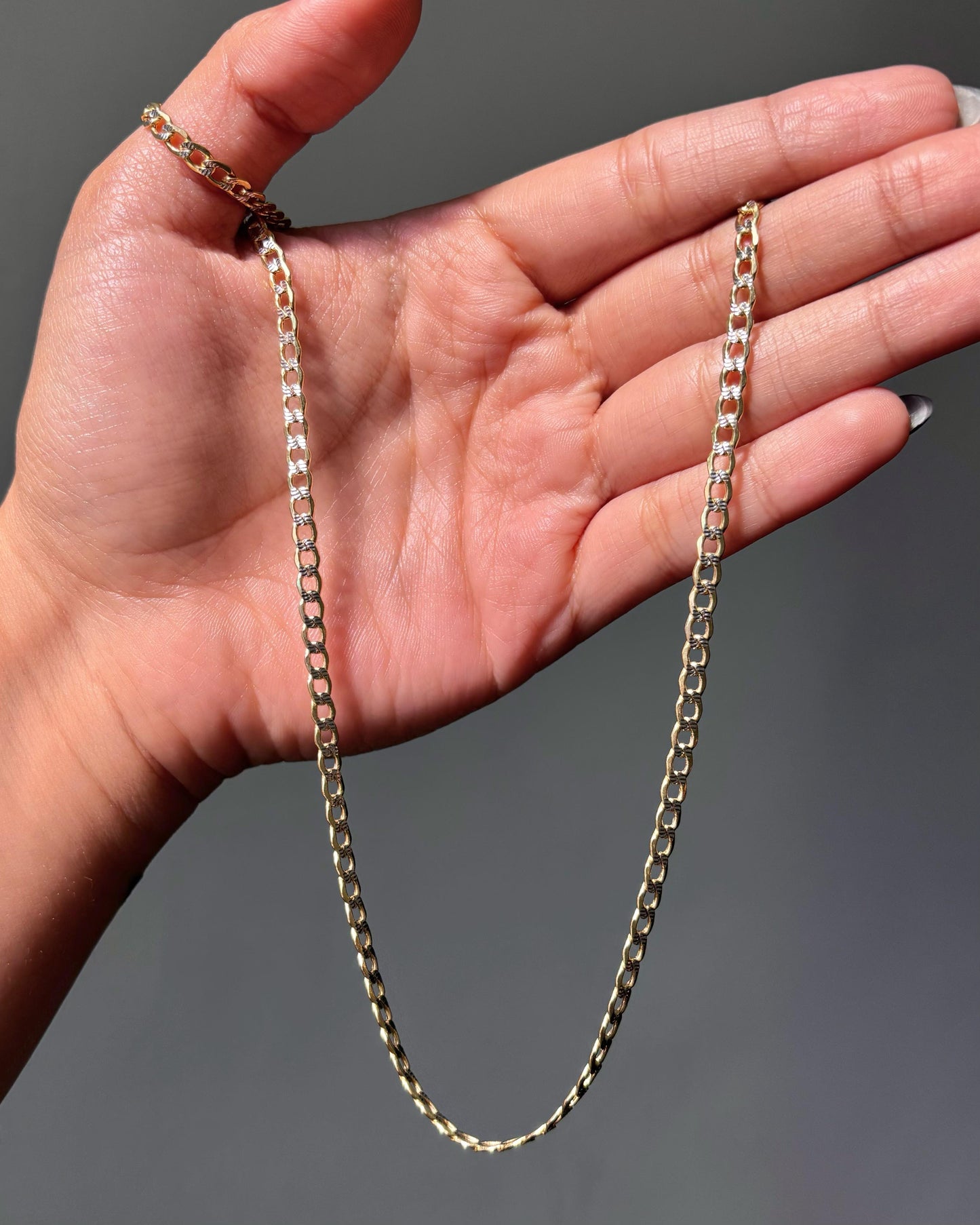 Cadena Barbada Diamantada