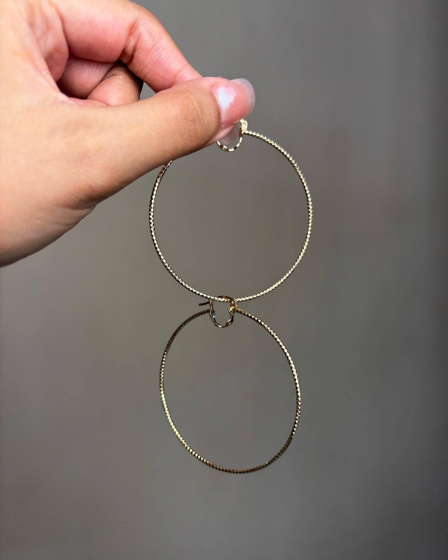 Arracadas Facetadas Grandes